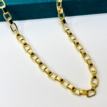 Box Loop Gold Chain