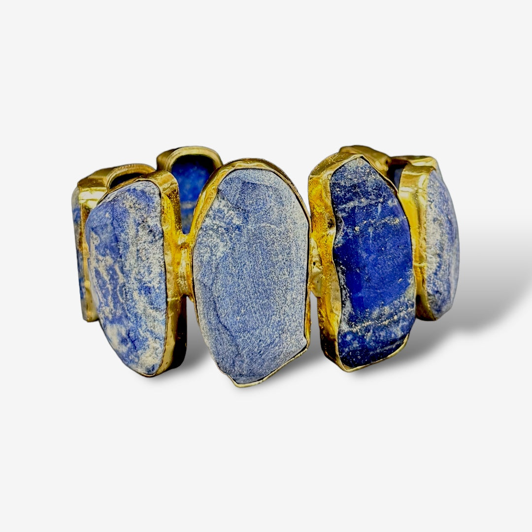 Iris Raw Stone Cuff