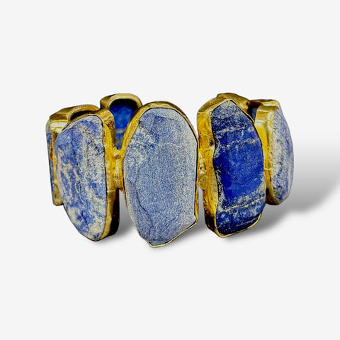 Iris Lapis Cuff