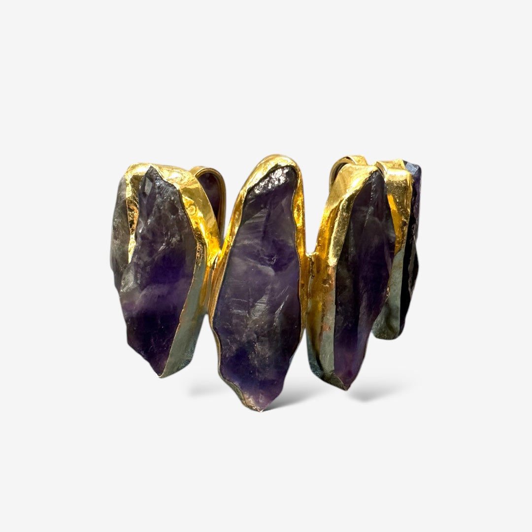 Iris Raw Stone Cuff