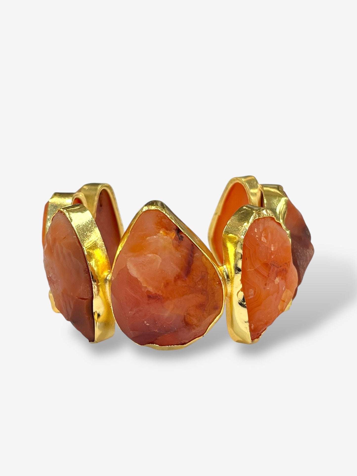 Iris Raw Stone Cuff
