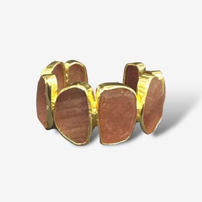 Iris Raw Stone Cuff