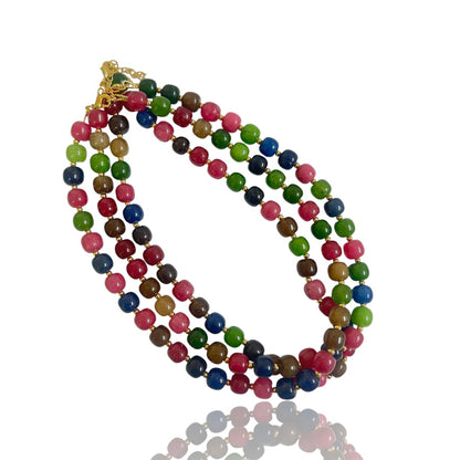 Pastel Hues Bead Necklaces
