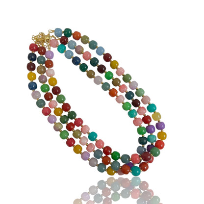 Pastel Hues Bead Necklaces