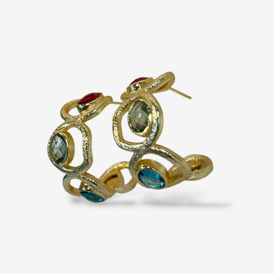 Boho Gem Earrings