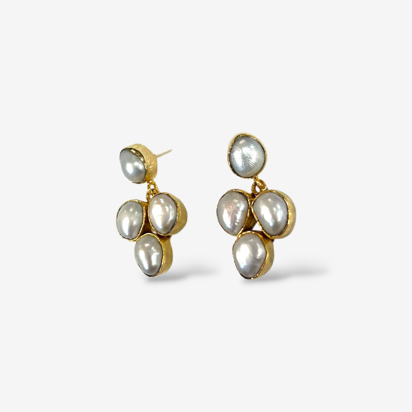 Pearl Blossom Dangles