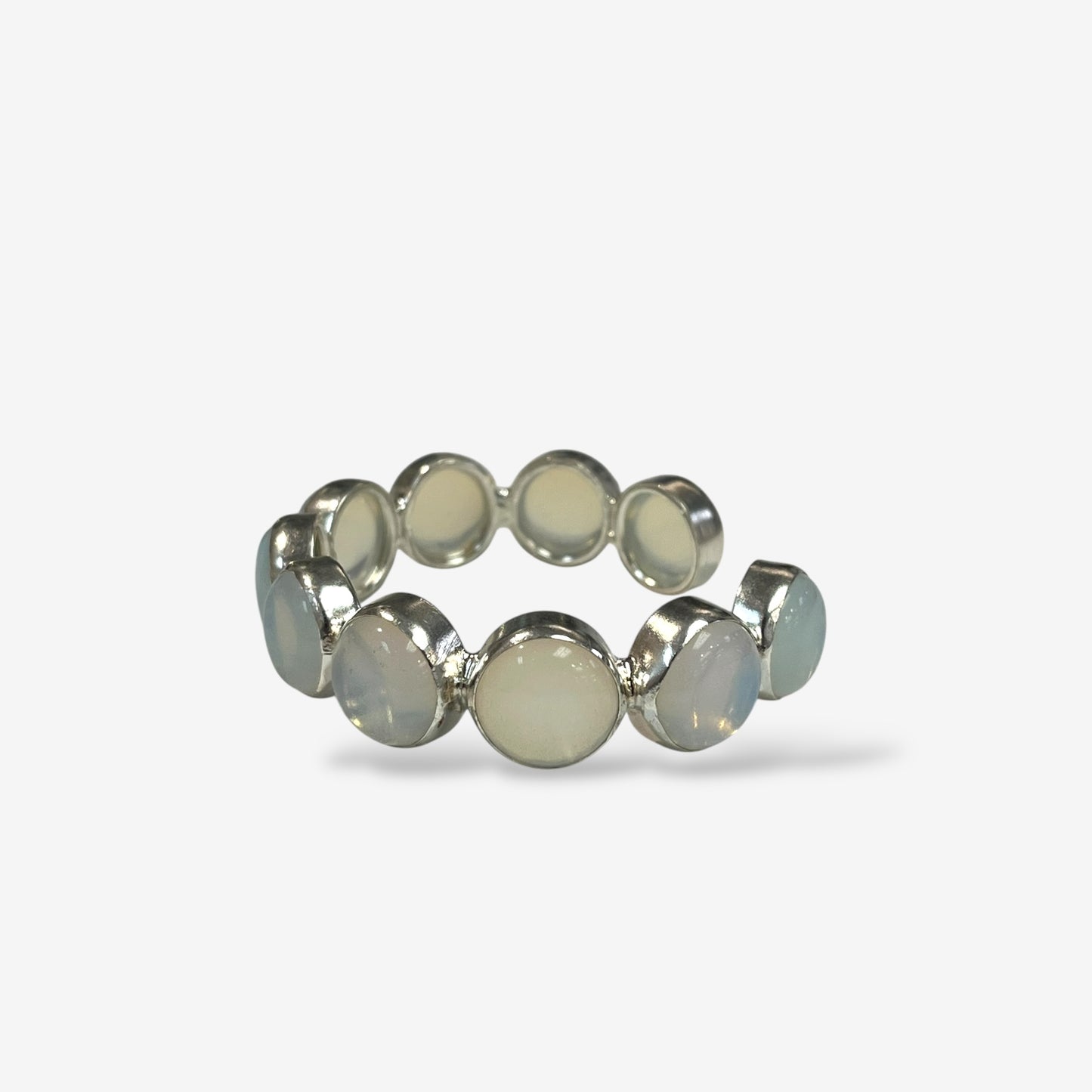Amara  Silver Crystal Cuff