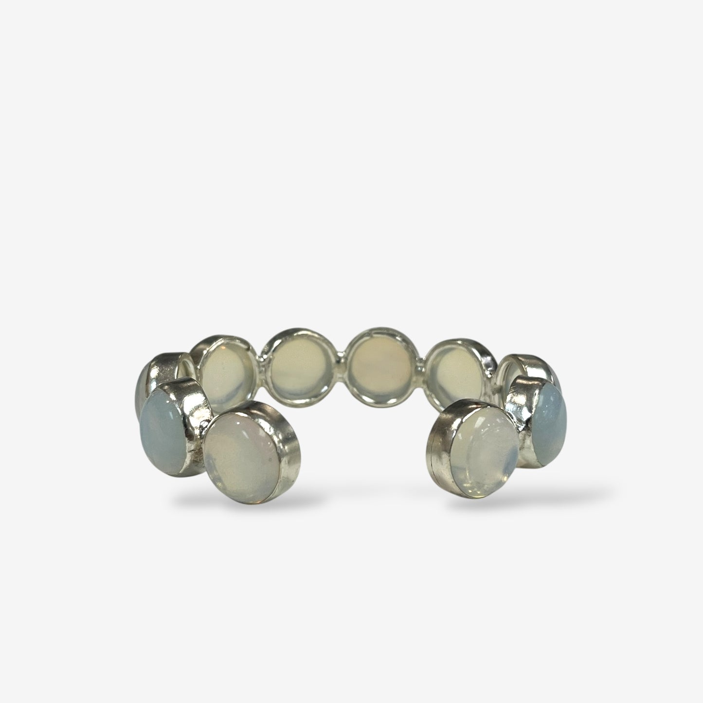 Amara  Silver Crystal Cuff