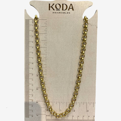 Rollo (8mm) MattGold Chain
