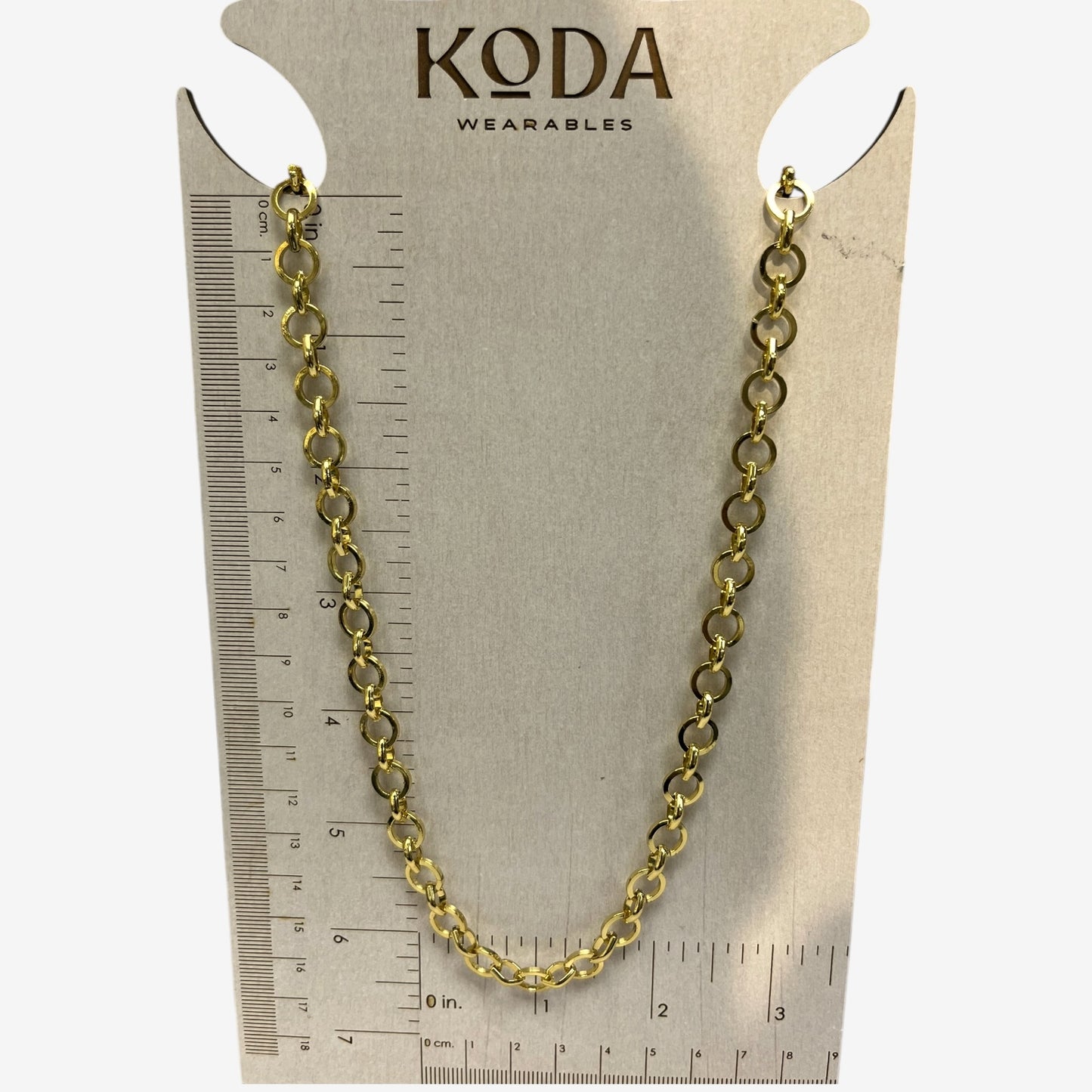 Rollo (6mm) MattGold Chain