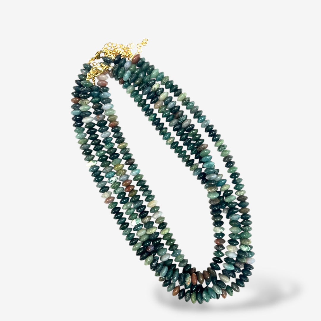 8mm Saucer Bead Necklaces