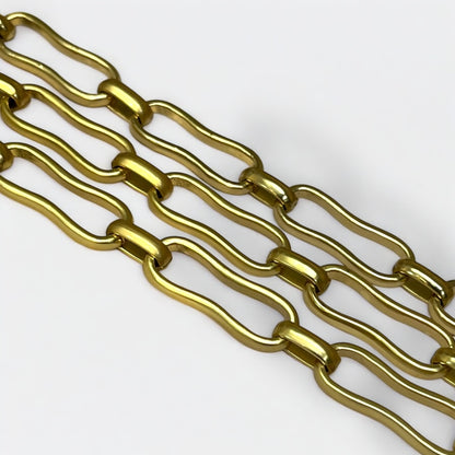 Ripple MattGold Chain