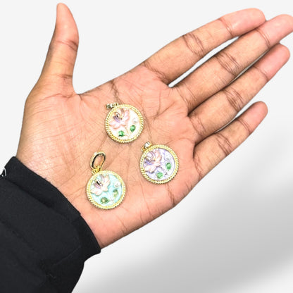 Pearl Flower Charm