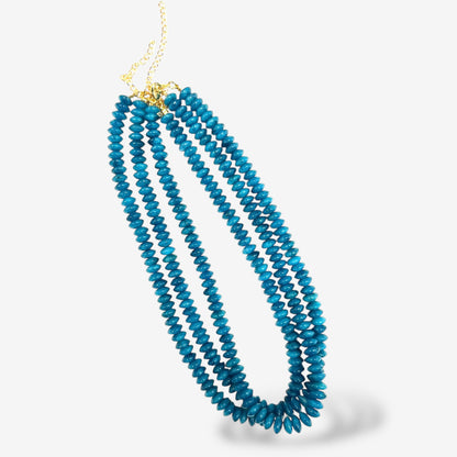 8mm Saucer Bead Necklaces