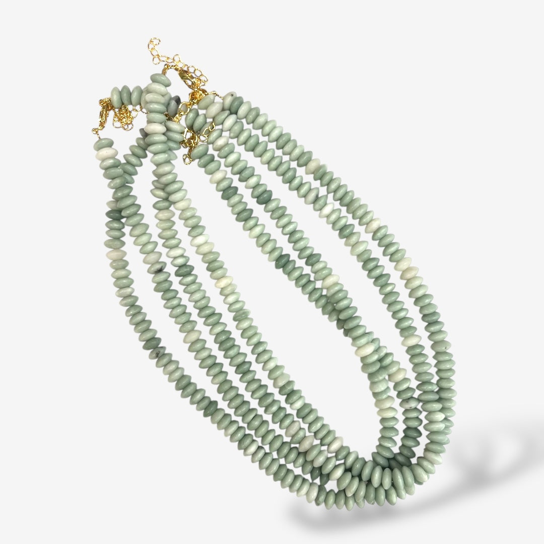 8mm Saucer Bead Necklaces