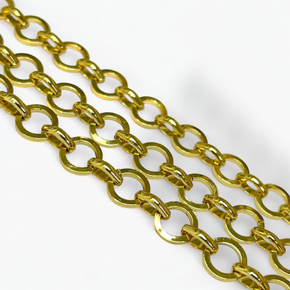 Rollo (6mm) MattGold Chain