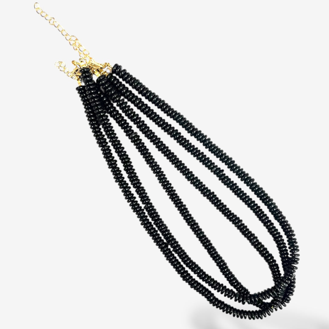 8mm Saucer Bead Necklaces