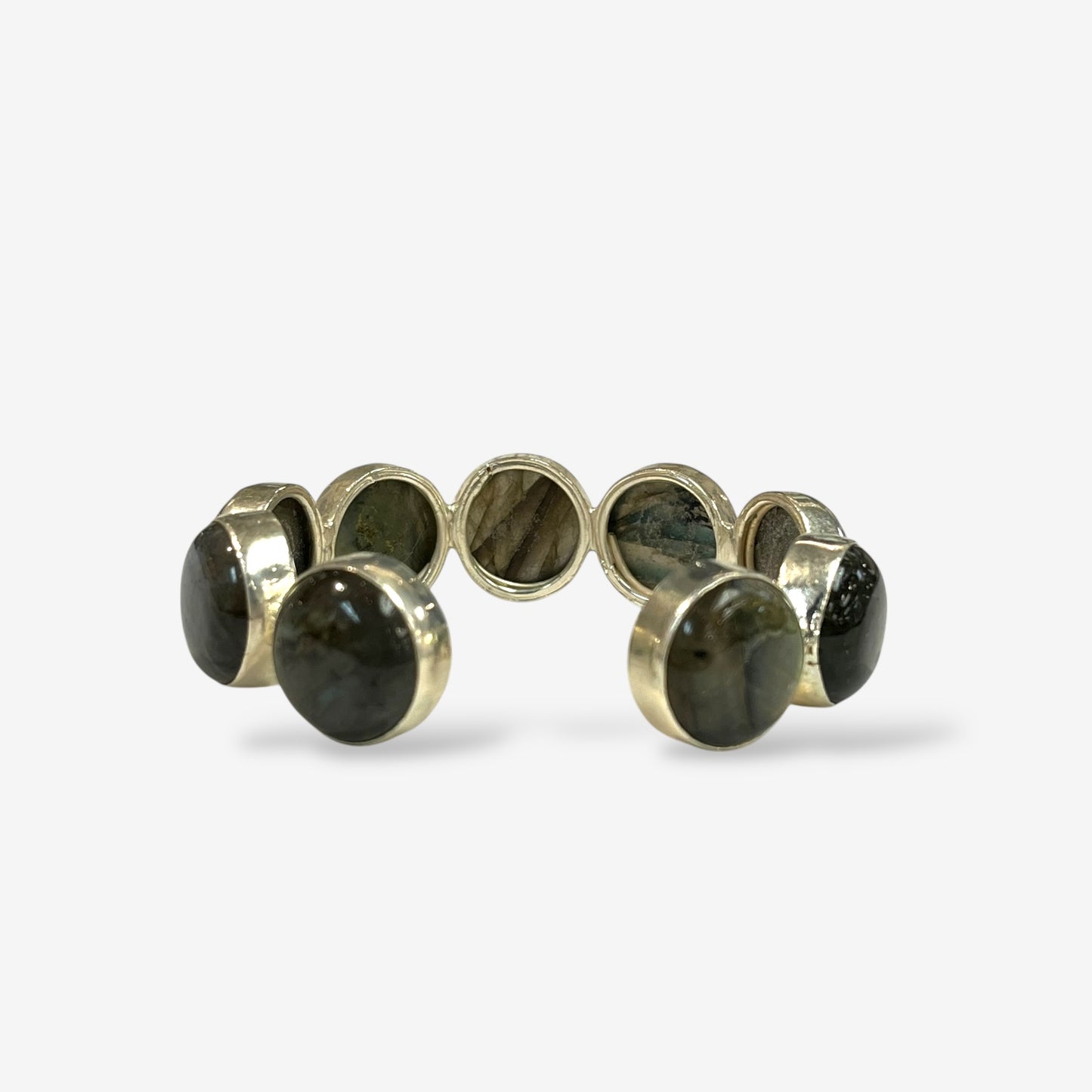 Amara  Silver Crystal Cuff