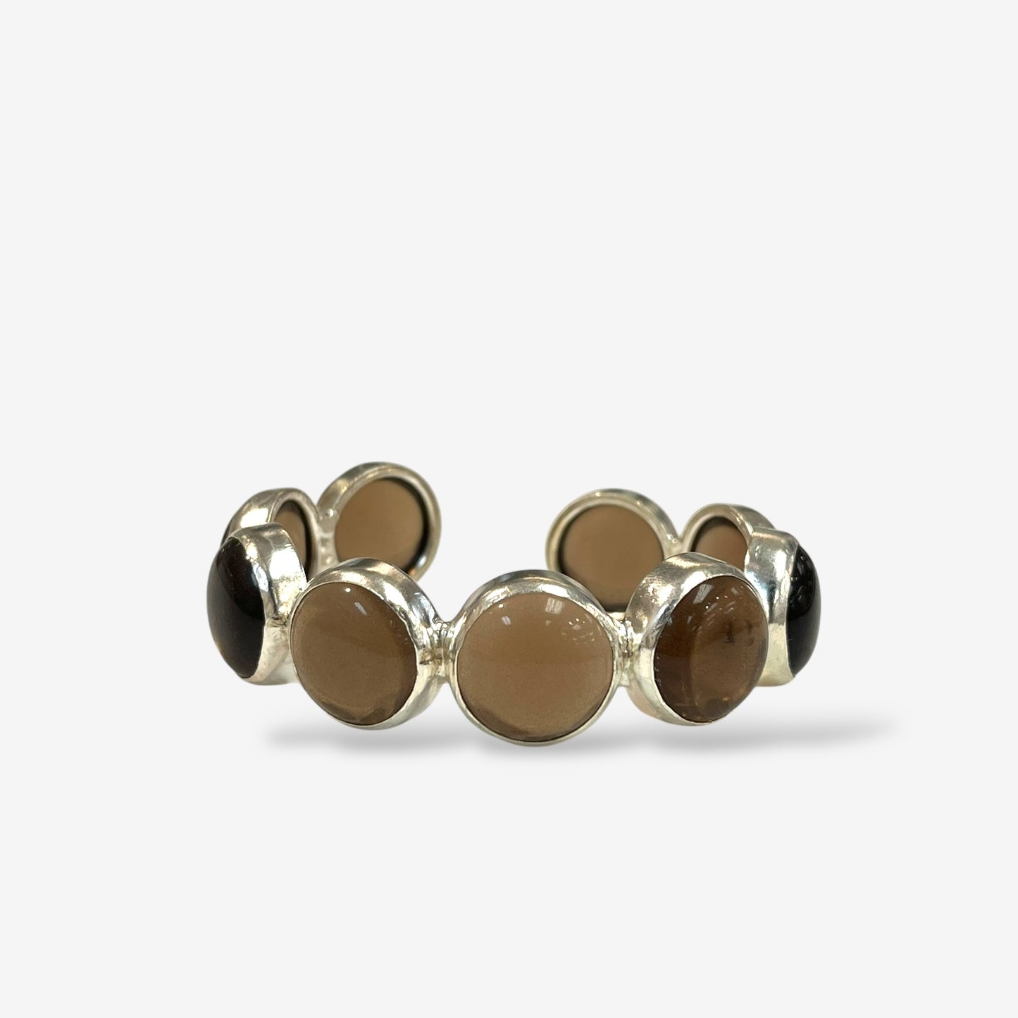 Amara  Silver Crystal Cuff