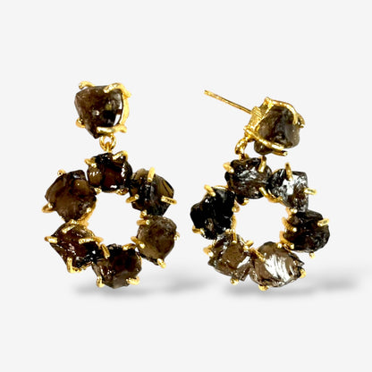 ROUGH STONE EARRINGS