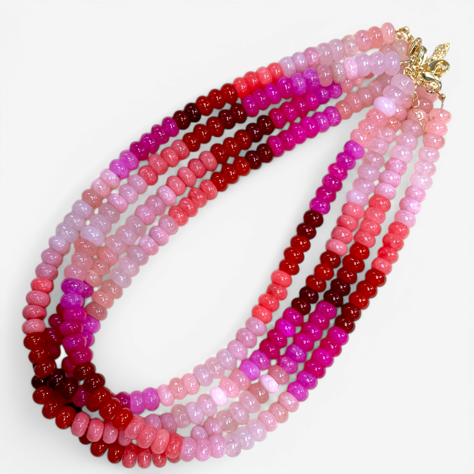 pink beads