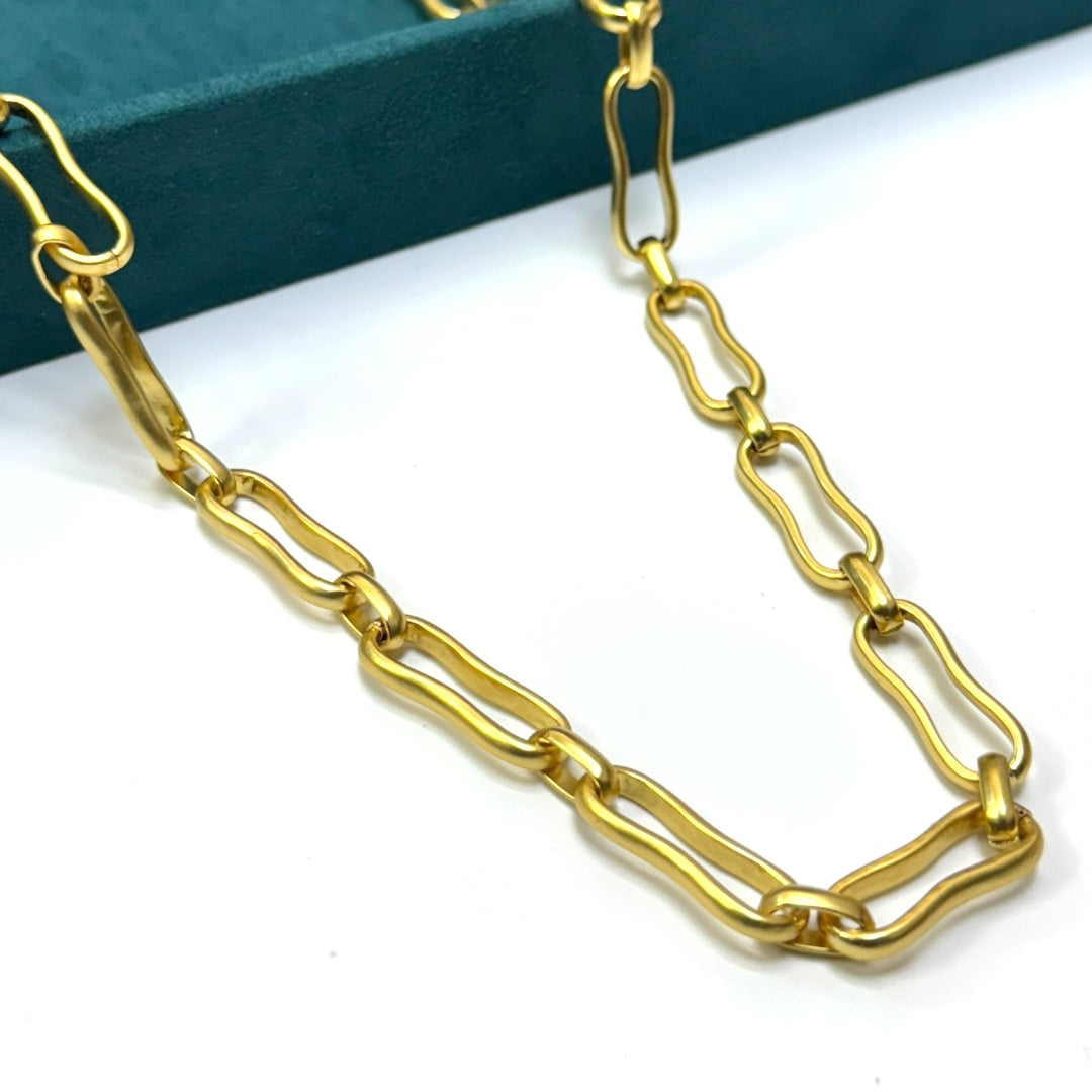 Ripple MattGold Chain