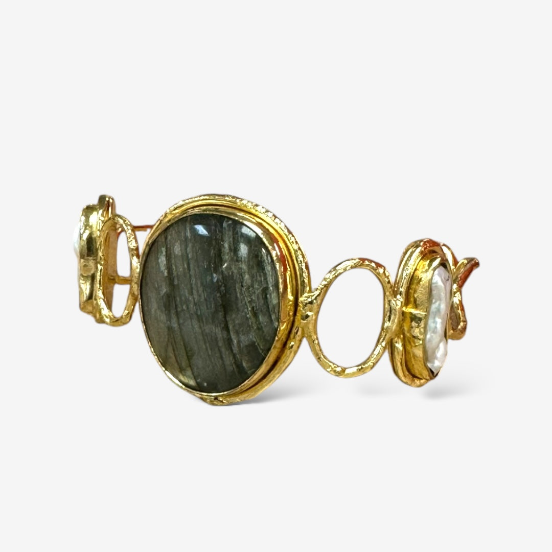 Rosie Cuff Labradorite