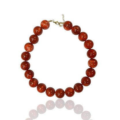 Round Resin Bead choker 20mm