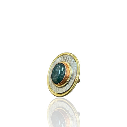 Ashley Two Tone Stone Ring