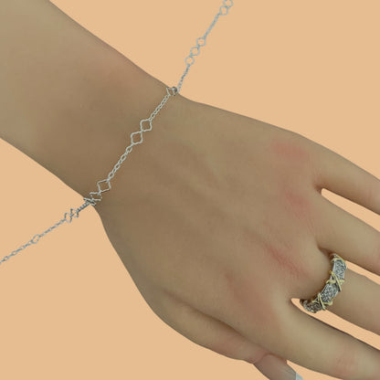 Sterling Clover Chain