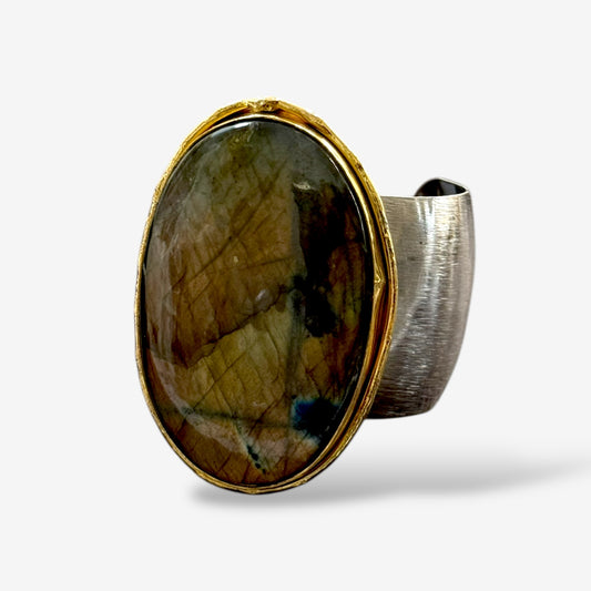 Savannah Labradoraite cuff