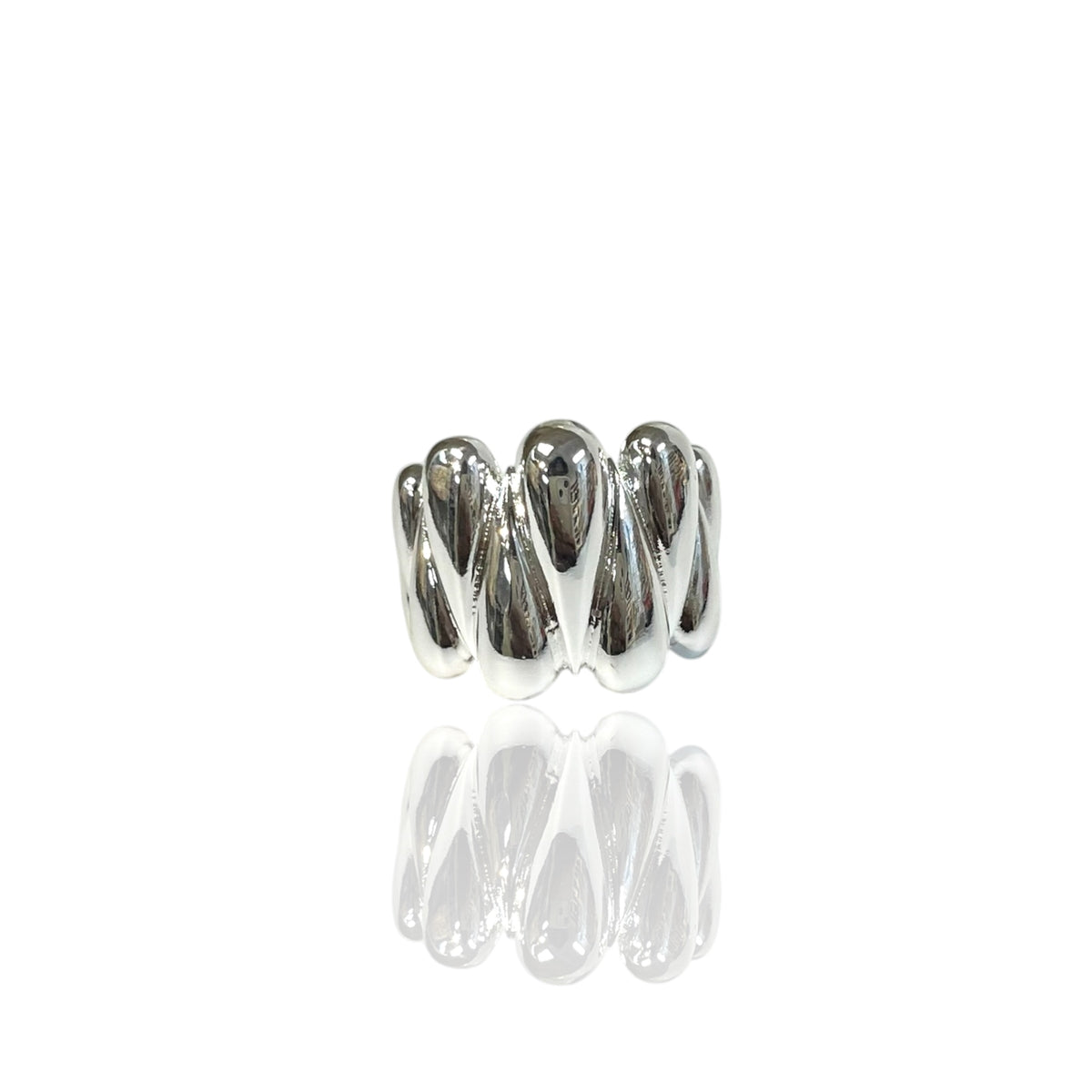 Silver Stack rings