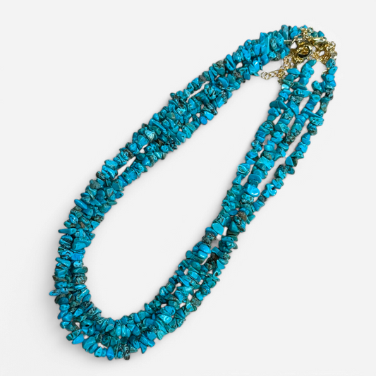 Turquoise Bead Necklaces blue beads