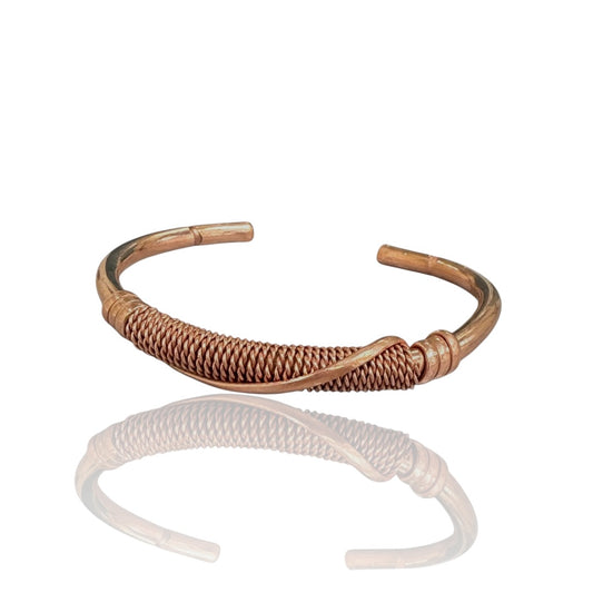 Valentina Copper Cuff | Twisted Rope Copper Cuff