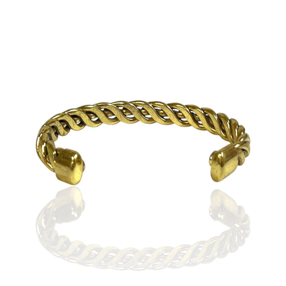 Viola Interwoven Link Copper Cuff (Small)