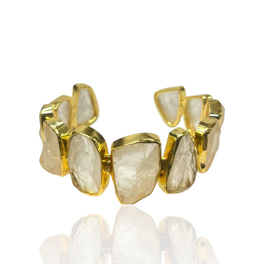 Clear Quartz Cuff