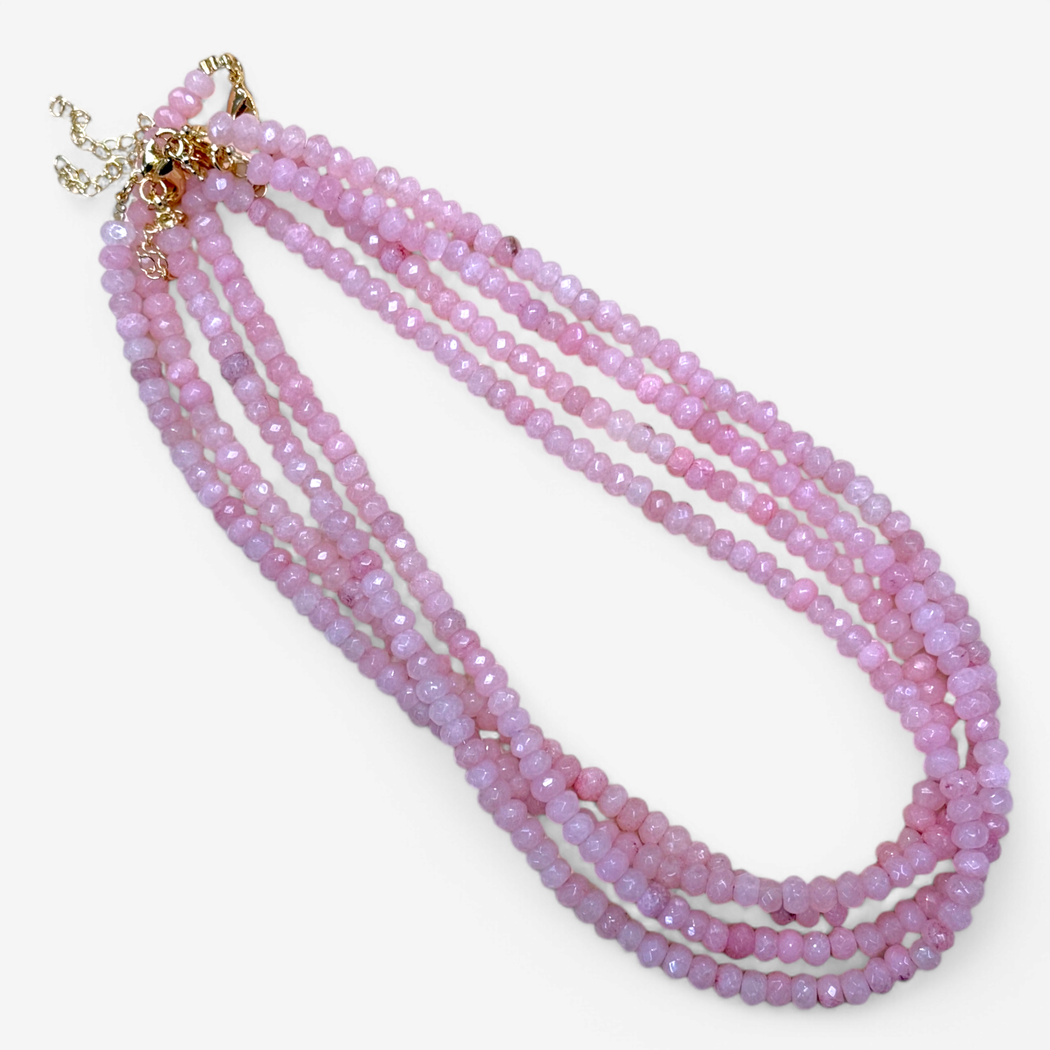 pink beads