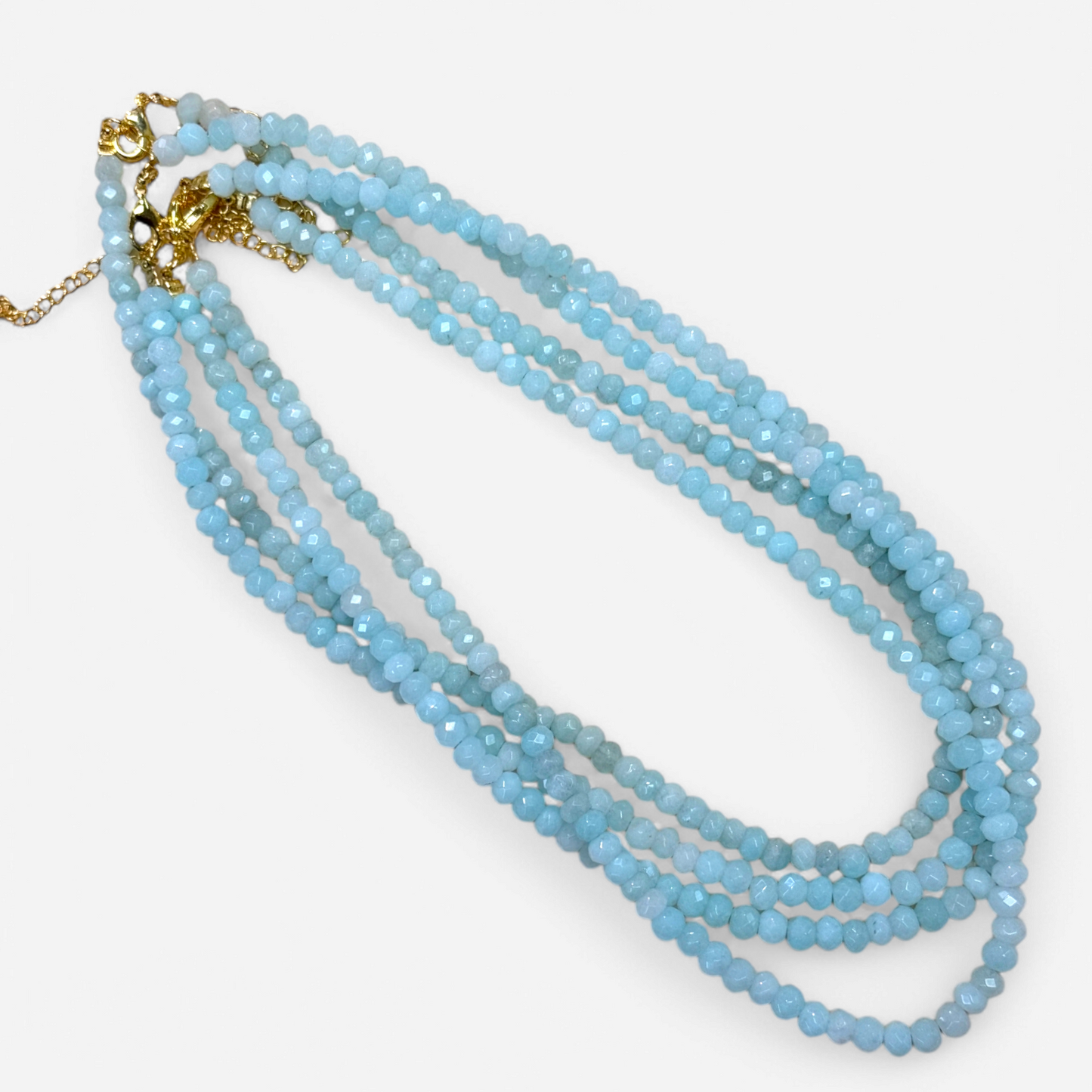 light blue beads